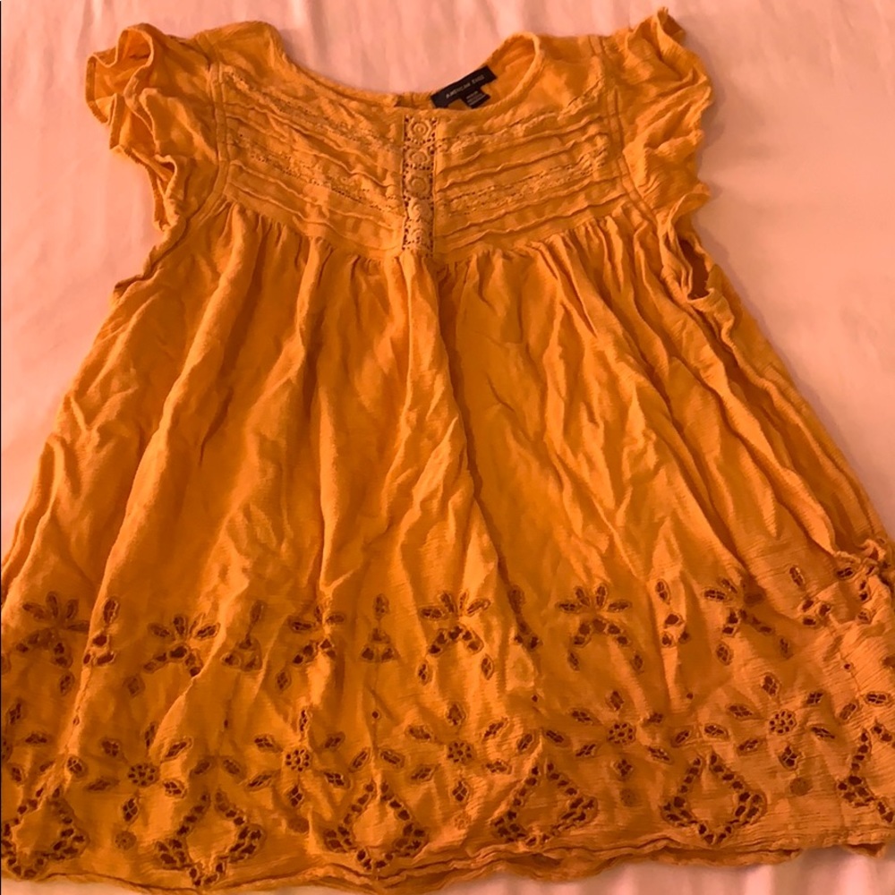 Babydoll tank (mustard yellow)